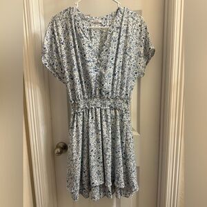 Sienna Sky Blue and White Floral Top